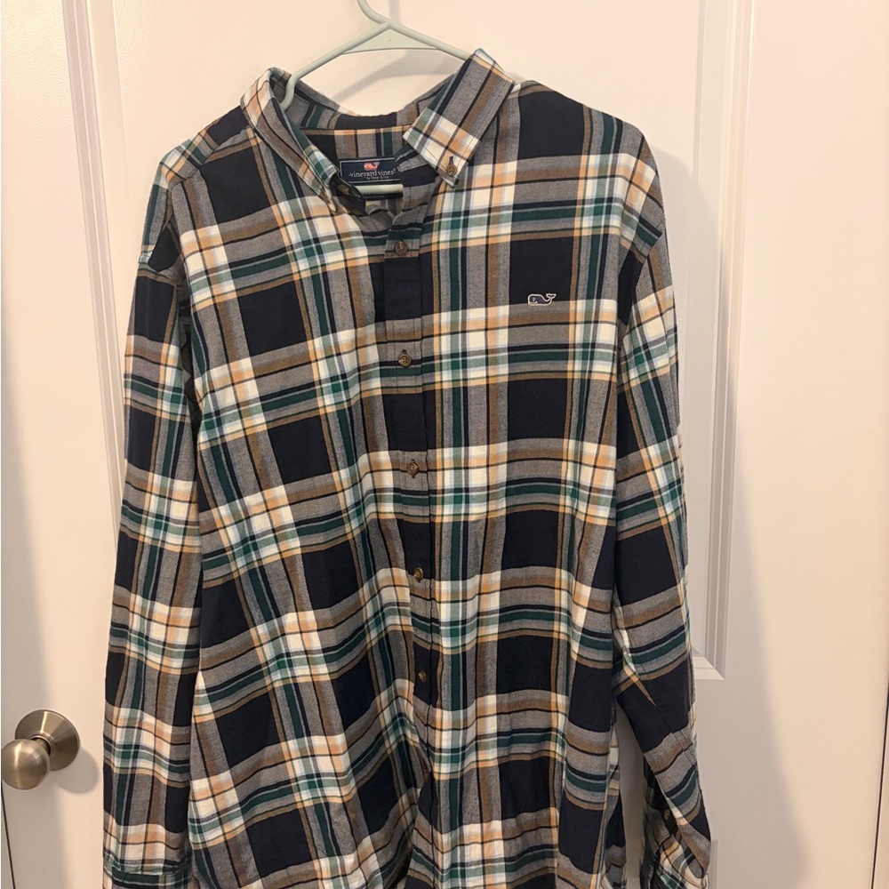 Vineyard Vines Men's Multicolor Plaid Shirt